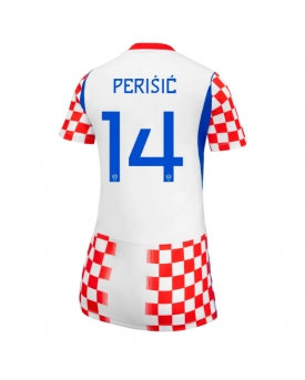 Billige Fotballdrakt Kroatia Ivan Perisic #14 Replika Hjemmedrakt Dame VM 2026 Kortermet Billige Fotballdrakt Kroatia Ivan Perisic #14 Replika Hjemmedrakt Dame VM 2026 Kortermet